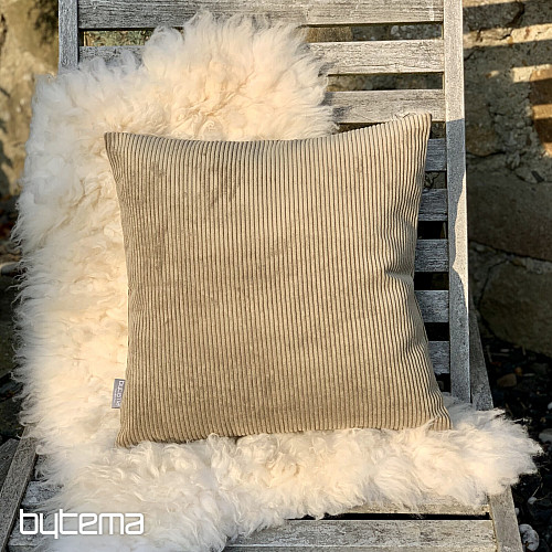 Funda de cojín decorativa DARVEN TM. BEIGE