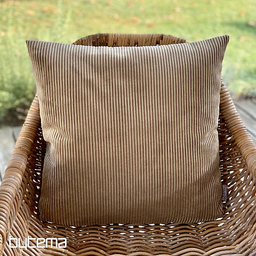 Funda de cojín decorativa DARVEN TM. BEIGE