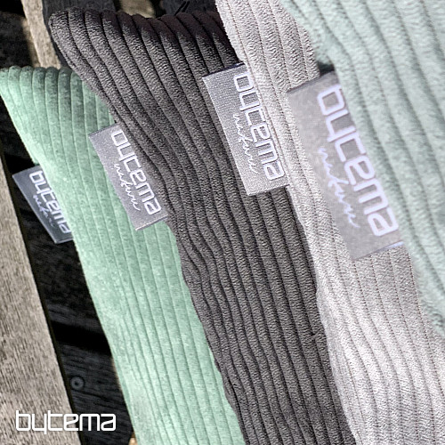 Funda de cojín decorativa DARVEN GRIS VERDE