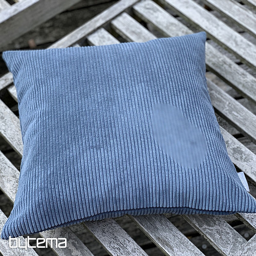Funda de cojín decorativa DARVEN GRIS AZUL