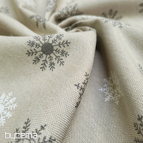 Tela decorativa FLAKES GRIS BLANCO