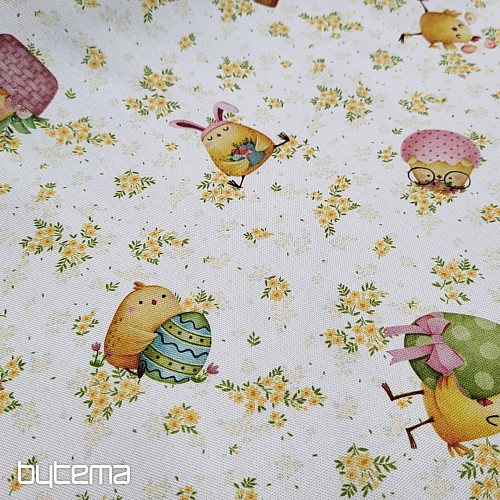 Tela decorativa POLLOS Y HUEVOS