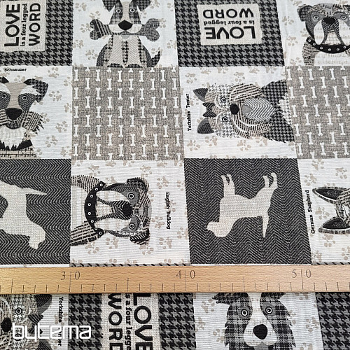 Tela decorativa MUNDO PERRO