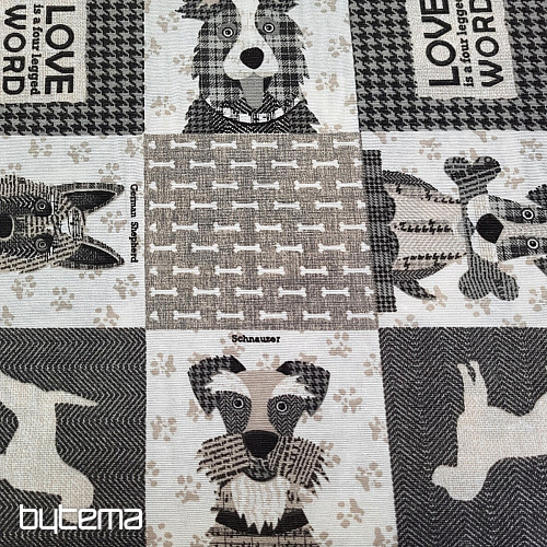 Tela decorativa MUNDO PERRO