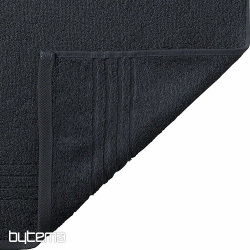 Toalla de lujo y toalla de baño MADISON 091 negro