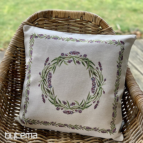 Funda de almohada tapiz CORONA DE LAVANDA