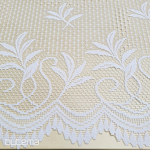 Cortina jacquard V 127 blanco