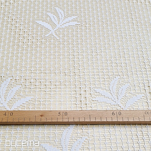 Cortina jacquard V 127 blanco