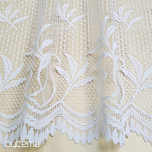 Cortina jacquard V 127 blanco