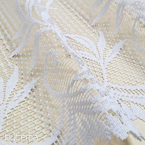 Cortina jacquard V 127 blanco