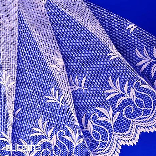 Cortina jacquard V 127 blanco