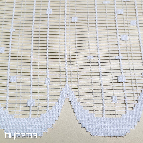 Cortina jacquard V 022 blanco