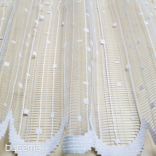 Cortina jacquard V 022 blanco