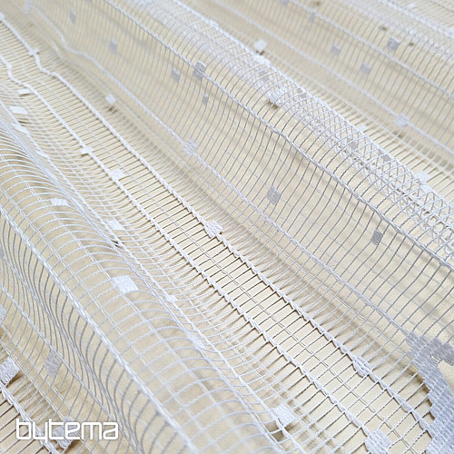 Cortina jacquard V 022 blanco