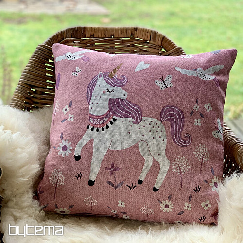 Funda de almohada tapiz unicornio