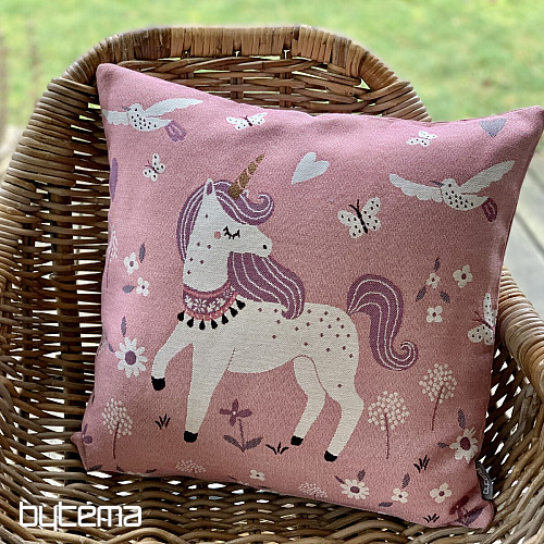 Funda de almohada tapiz unicornio