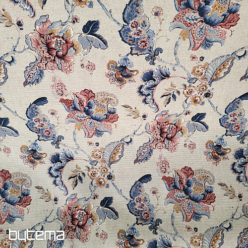 Tela decorativa FLORES INDIAS beige
