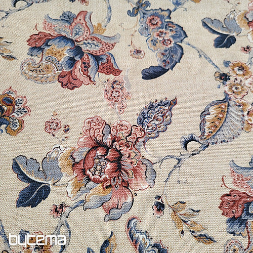 Tela decorativa FLORES INDIAS beige