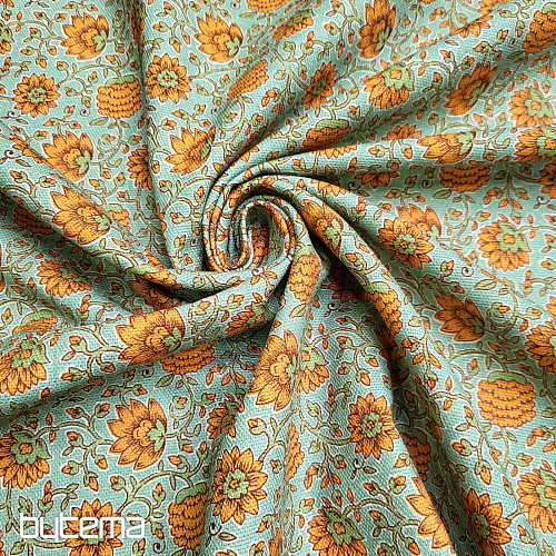 Tela decorativa SUMAN turquesa