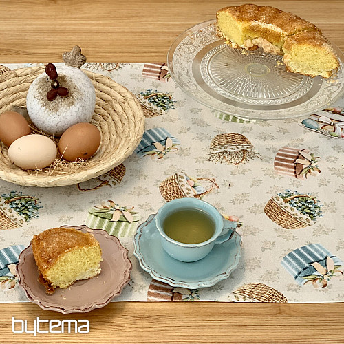 Mantel y bufanda COPAS DE PRIMAVERA