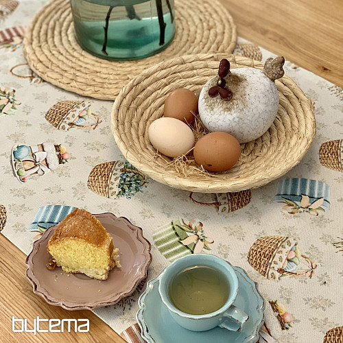 Mantel y bufanda COPAS DE PRIMAVERA