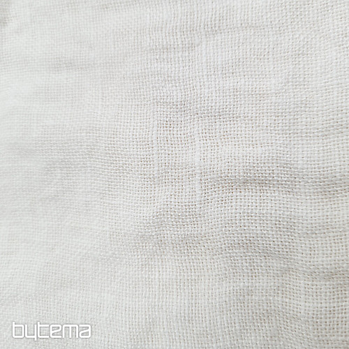 Tejido de lino TEINTURE BLANCO