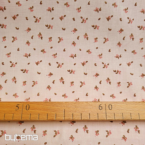 Tela de algodón HANA ROSA