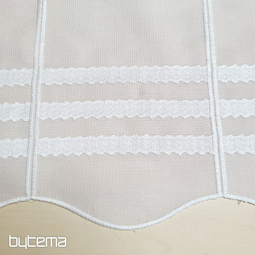 Cortina de vidrieras GERSTER 11611/0010 blanco