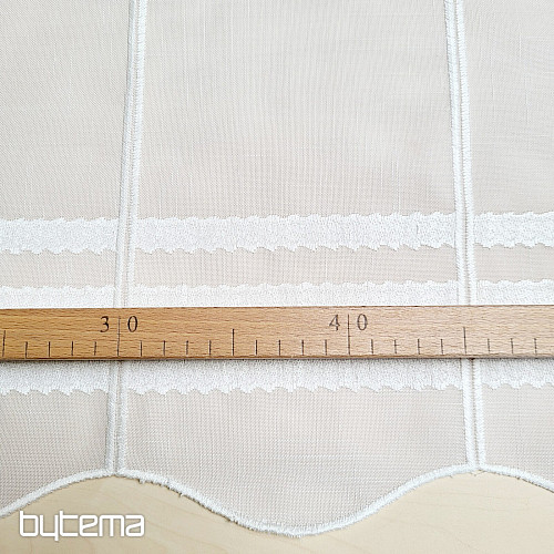Cortina de vidrieras GERSTER 11611/0010 blanco
