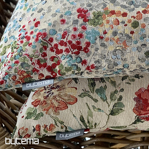 Funda de cojín tapiz JARDÍN DE PRIMAVERA