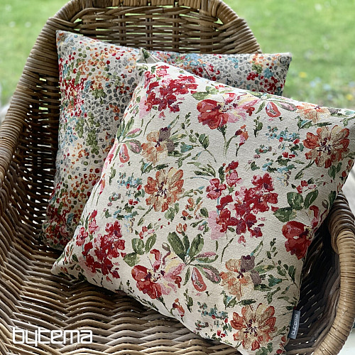Funda de cojín tapiz JARDÍN DE PRIMAVERA