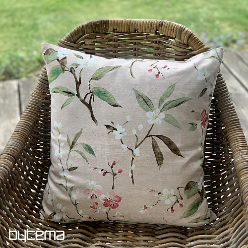 Funda de almohada decorativa NOA FLOWER rosa