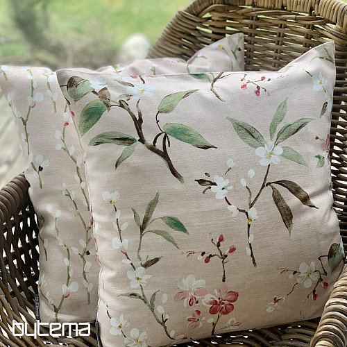 Funda de almohada decorativa NOA FLOWER rosa