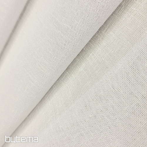 Cortina de lujo acabada GERSTER 11334/01 blanco