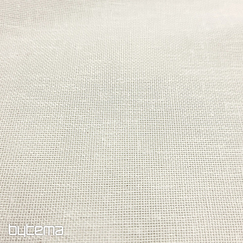 Cortina de lujo acabada GERSTER 11334/01 blanco