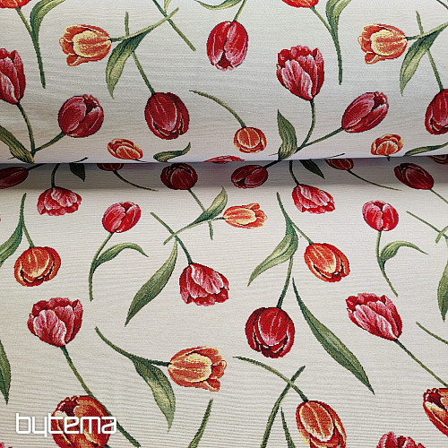 Tela tapiz TULIPS III estampado grande
