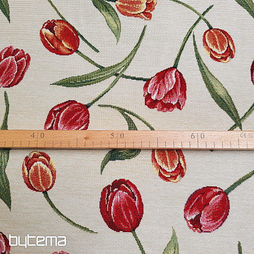 Tela tapiz TULIPS III estampado grande