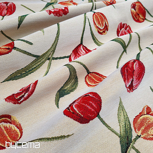 Tela tapiz TULIPS III estampado grande