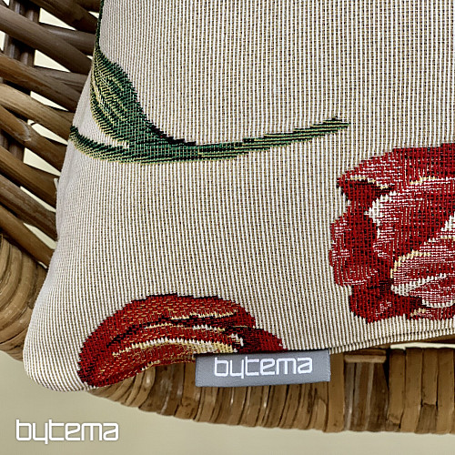 Funda de cojín tapiz TULIPS III estampado grande