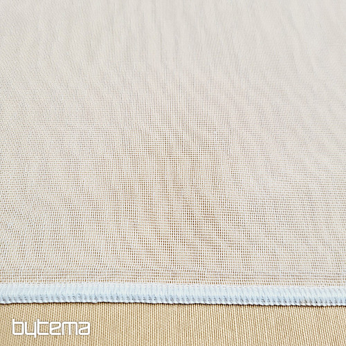 Cortina jacquard acabada BLANCO