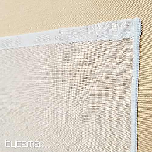 Cortina jacquard acabada BLANCO