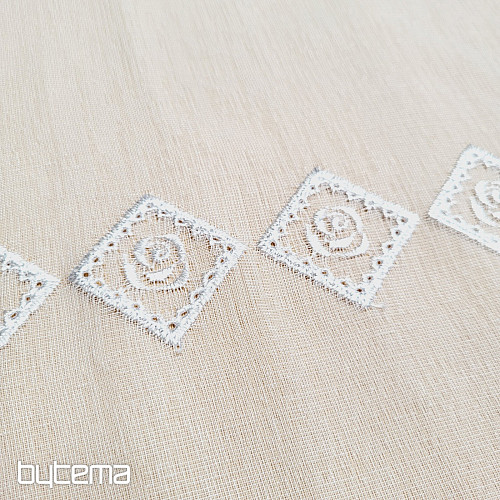 Cortina terminada ROSA BLANCA