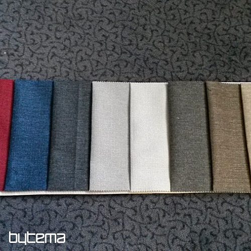 Tela decorativa de diseño monocolor GERSTER 7650 GRIS 870