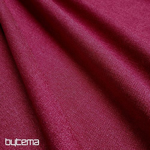 Tela decorativa de diseño monocolor GERSTER 7650 BORDÓ 430
