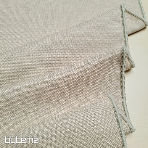 Tela decorativa de diseño monocolor GERSTER 7650 SV. BEIGE 23