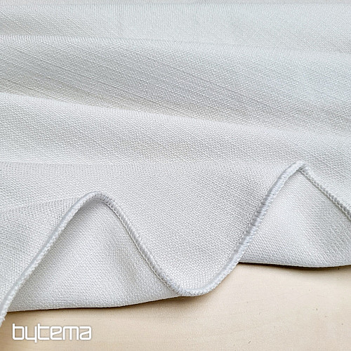 Tela decorativa de diseño monocolor GERSTER 7650 BLANCO 02