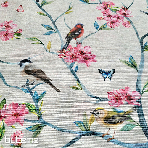 Tela decorativa PÁJAROS EN RAMAS