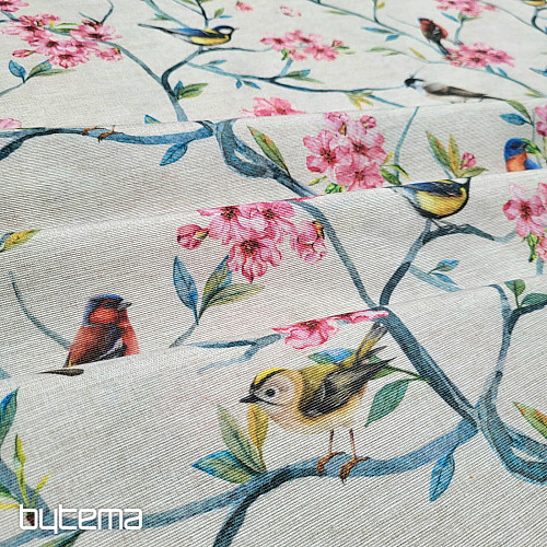 Tela decorativa PÁJAROS EN RAMAS