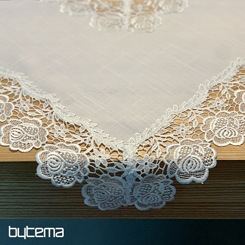 Mantel ENCAJE ROSA BLANCA