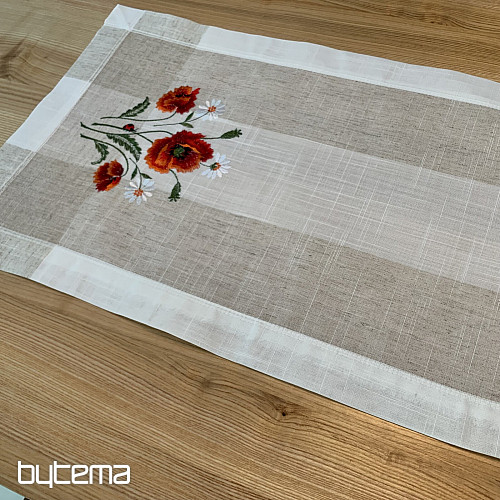 Mantel y pañuelo bordado VLCÍ MAKA